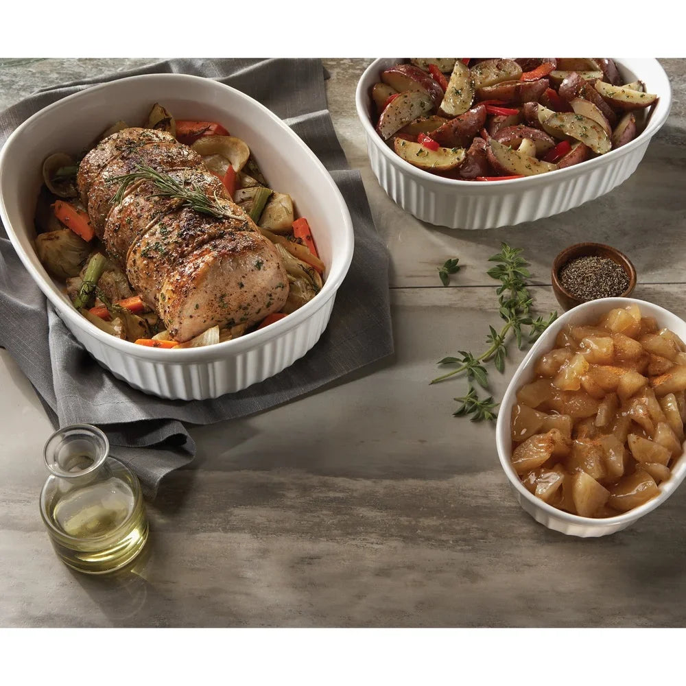 Ceramic Casserole Dish with Lid Oven Safe Stoneware Bakeware