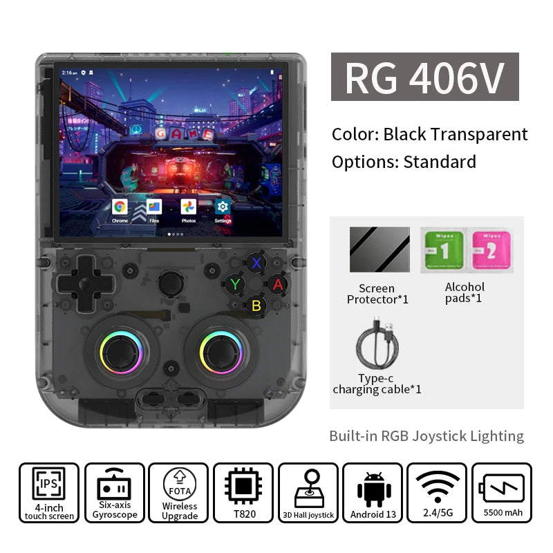 Anbernic RG406V Handheld Retro Gaming Console With IPS Display
