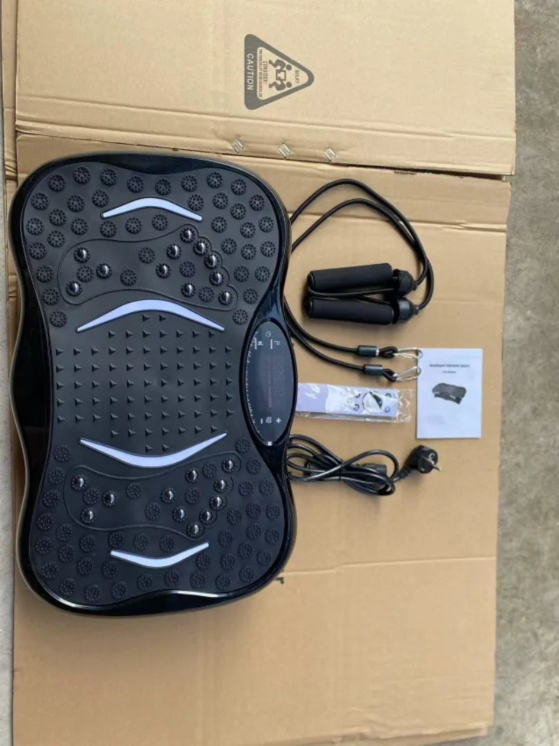 Full Body Vibration Plate Machine With Remote Resistance Bands