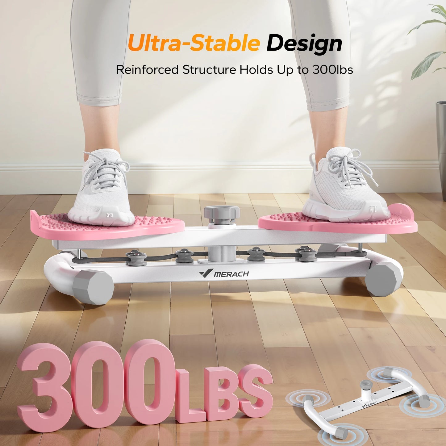 MERACH Waist Twisting Fitness Tool Twist Board Balance And Weight