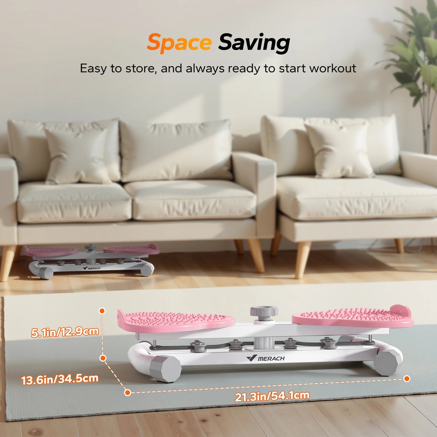 MERACH Waist Twisting Fitness Tool Twist Board Balance And Weight