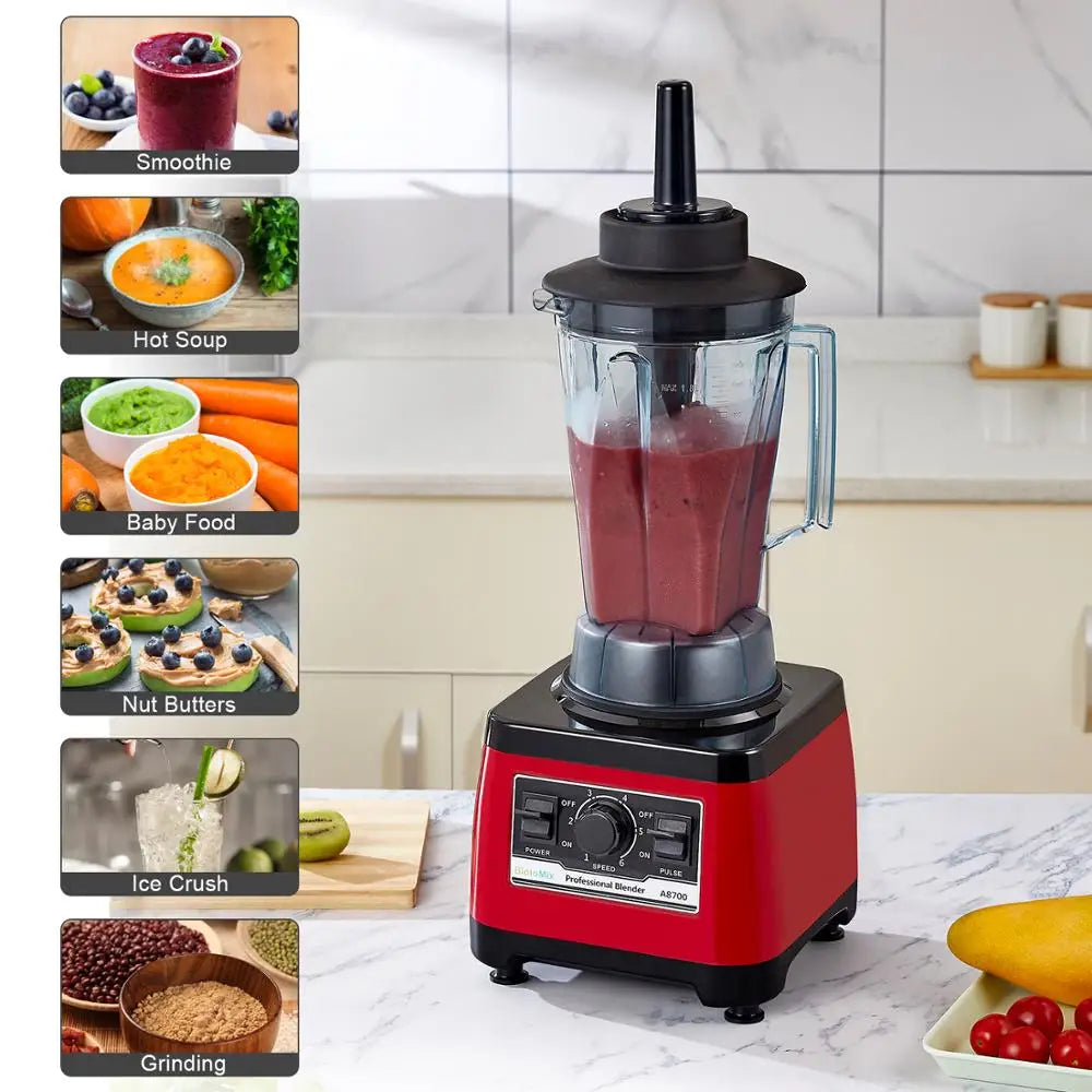 Biolomix Heavy Duty Commercial Professional Blender Juicer 2200W