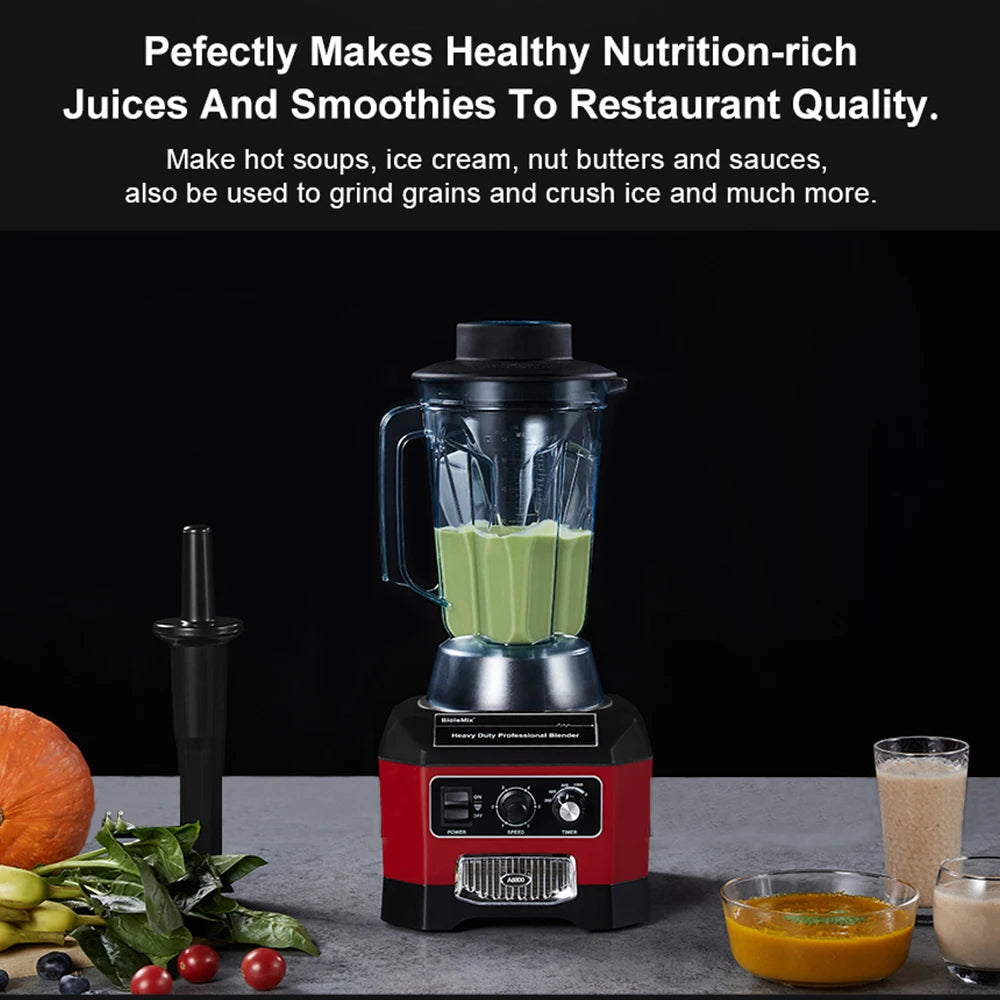 Biolomix Heavy Duty Commercial Bar Blender 2200W Ice Crusher