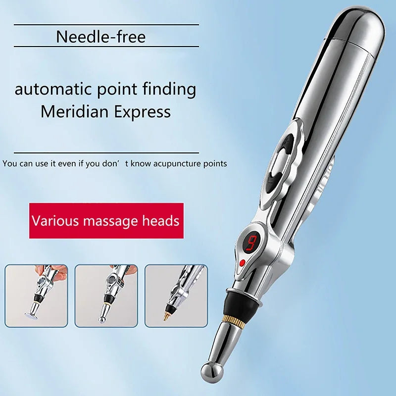 eelhoe Electric Acupuncture Massage Pen For Pain Relief And Laser Therapy