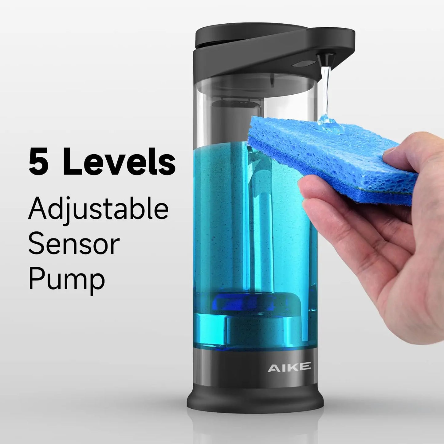 AIKE Automatic Liquid Soap Dispenser For Hands Washing Kitchen USB Dispenser
