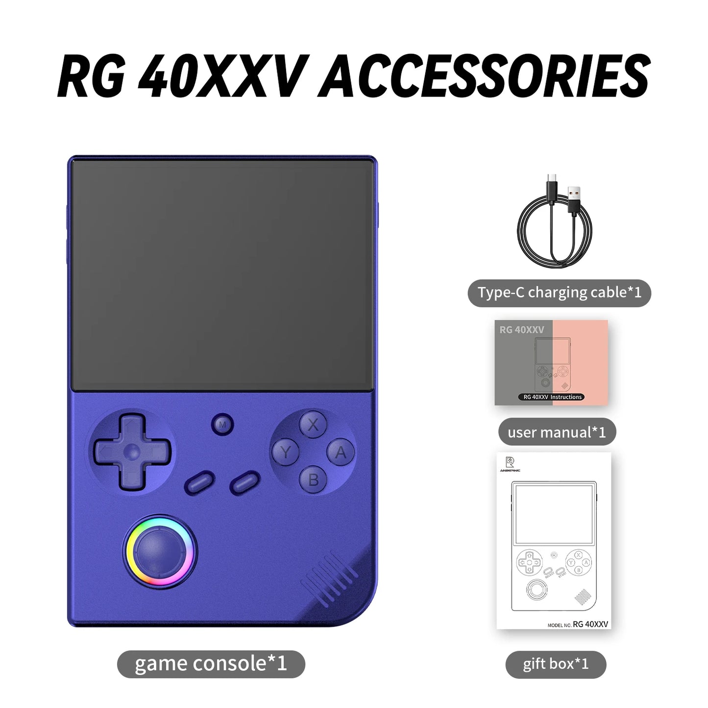 Anbernic RG40XXV RG35XX Plus Retro Handheld Console With WiFi HDMI