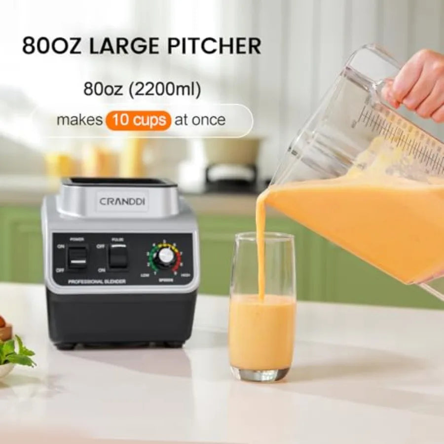 MDNG 1500W Blender With 9 Speed Control And Ice Crushing