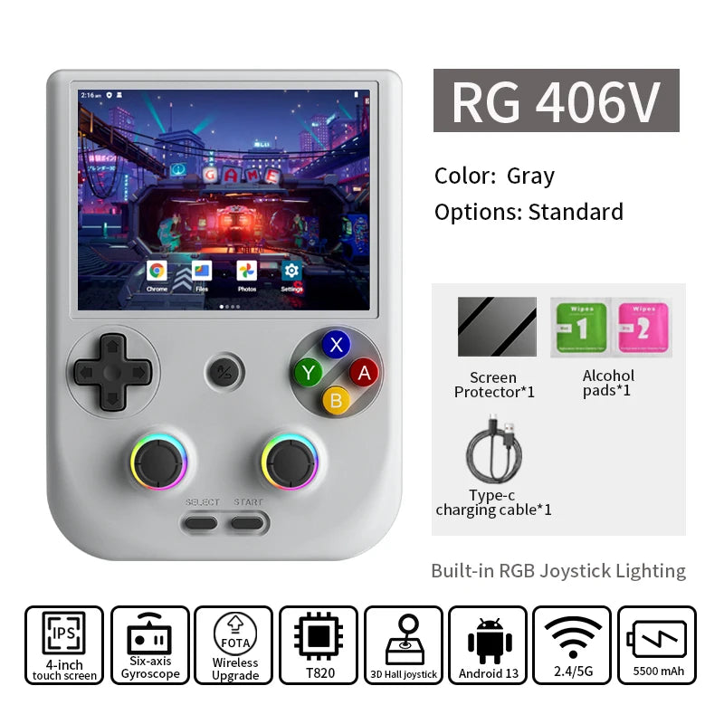 Anbernic RG406V Handheld Retro Gaming Console With IPS Display