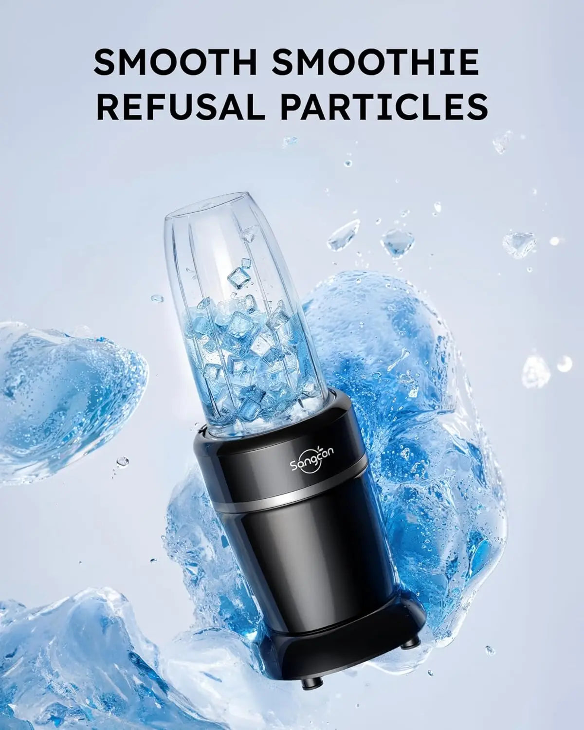 1000W Portable Smoothie Blender With Ice Crushing And Travel Set