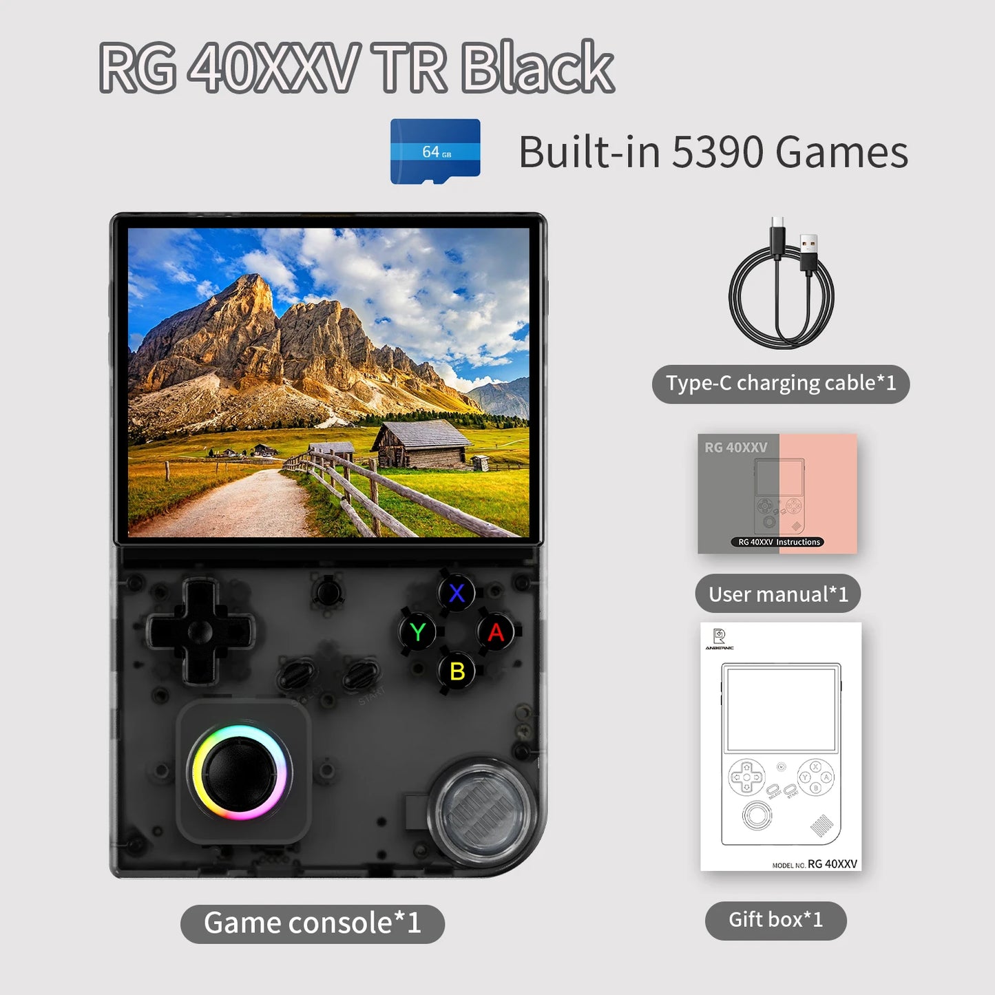 Anbernic RG40XXV RG35XX Plus Retro Handheld Console With WiFi HDMI