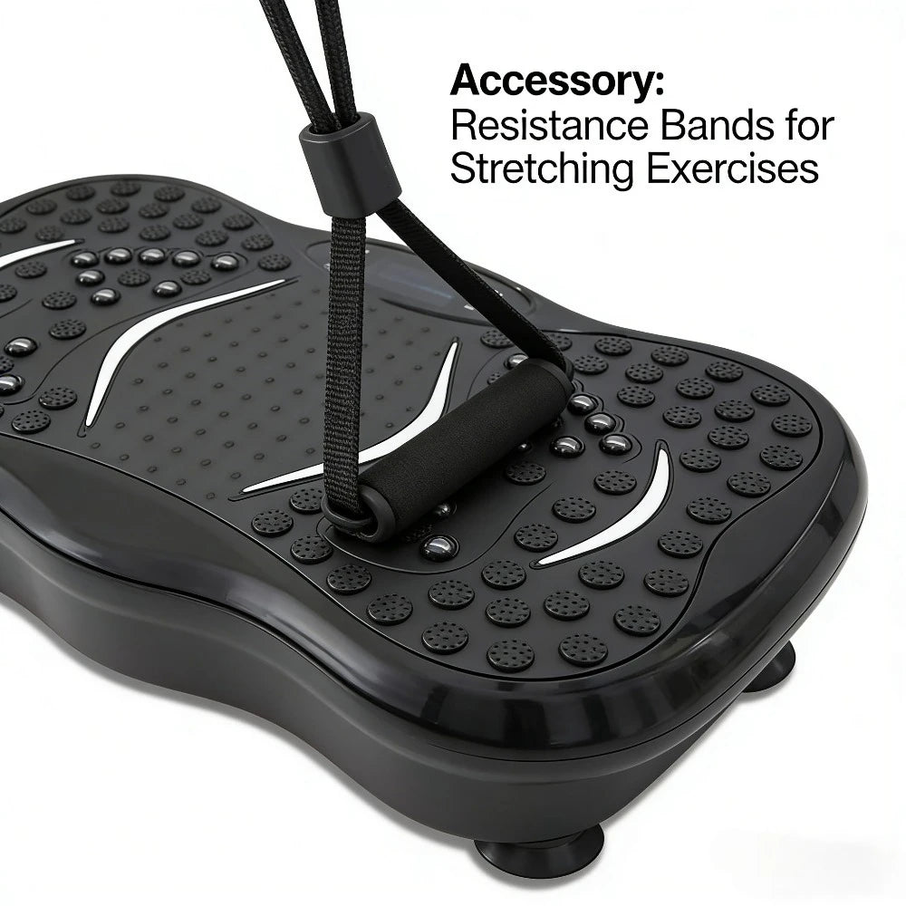 Full Body Vibration Plate Machine With Remote Resistance Bands