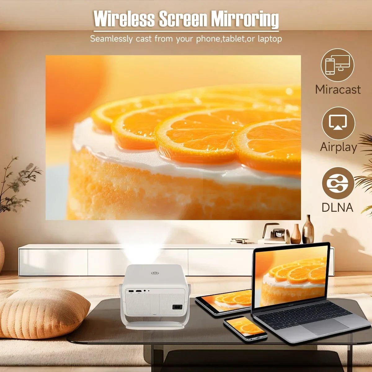 Magcubic 650ANSI L018 Projector With Auto Focus And WiFi
