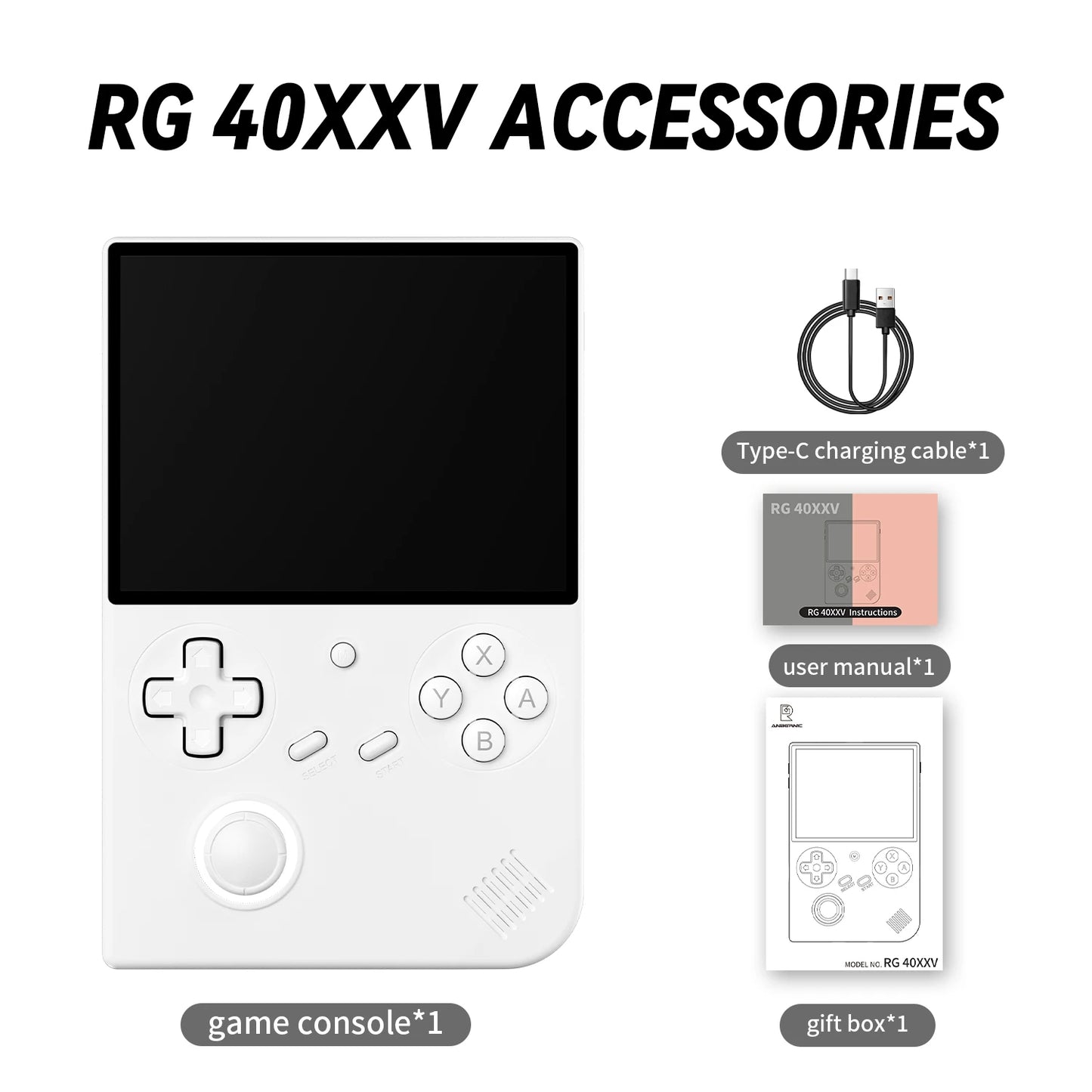 Anbernic RG40XXV RG35XX Plus Retro Handheld Console With WiFi HDMI