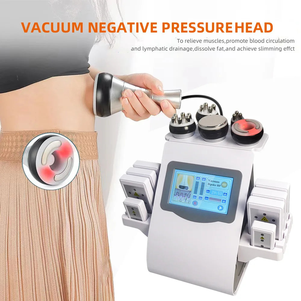 MISSHEARTH 6 In 1 40K Ultrasonic Cavitation Machine Body Slimming
