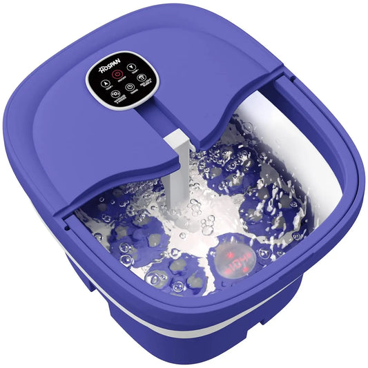 Electric Foot Spa With Heat Shiatsu Massage Balls For Relief