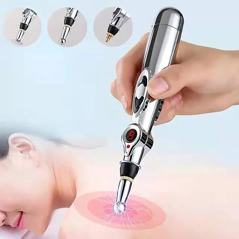 eelhoe Electric Acupuncture Massage Pen For Pain Relief And Laser Therapy