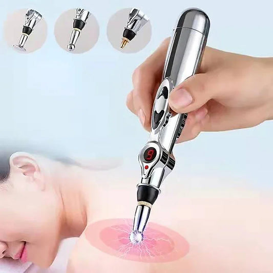 eelhoe Electric Acupuncture Massage Pen For Pain Relief And Laser Therapy