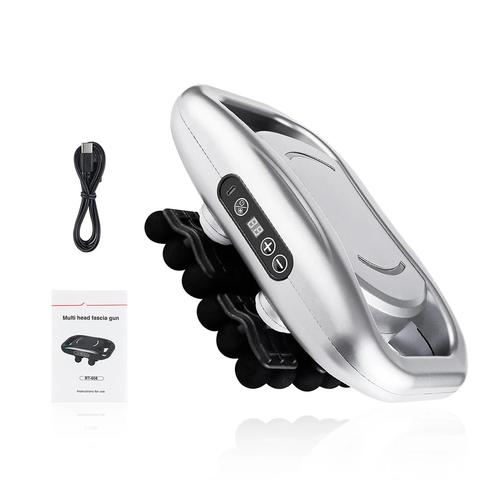 Foreverlily 42Head Fascia Gun High Frequency Deep Tissue Massager