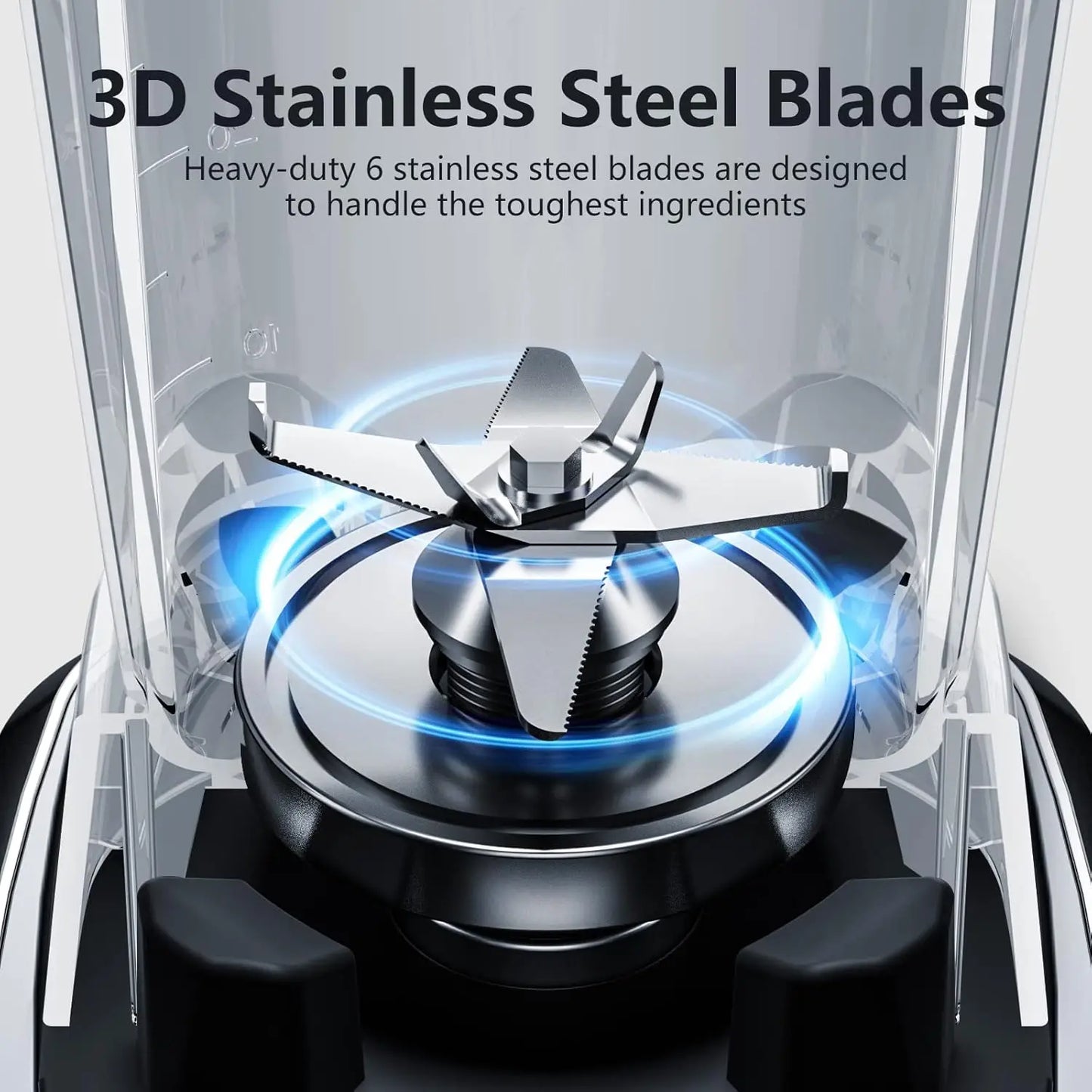 Professional Blender For Smoothies 1800W Self Cleaning