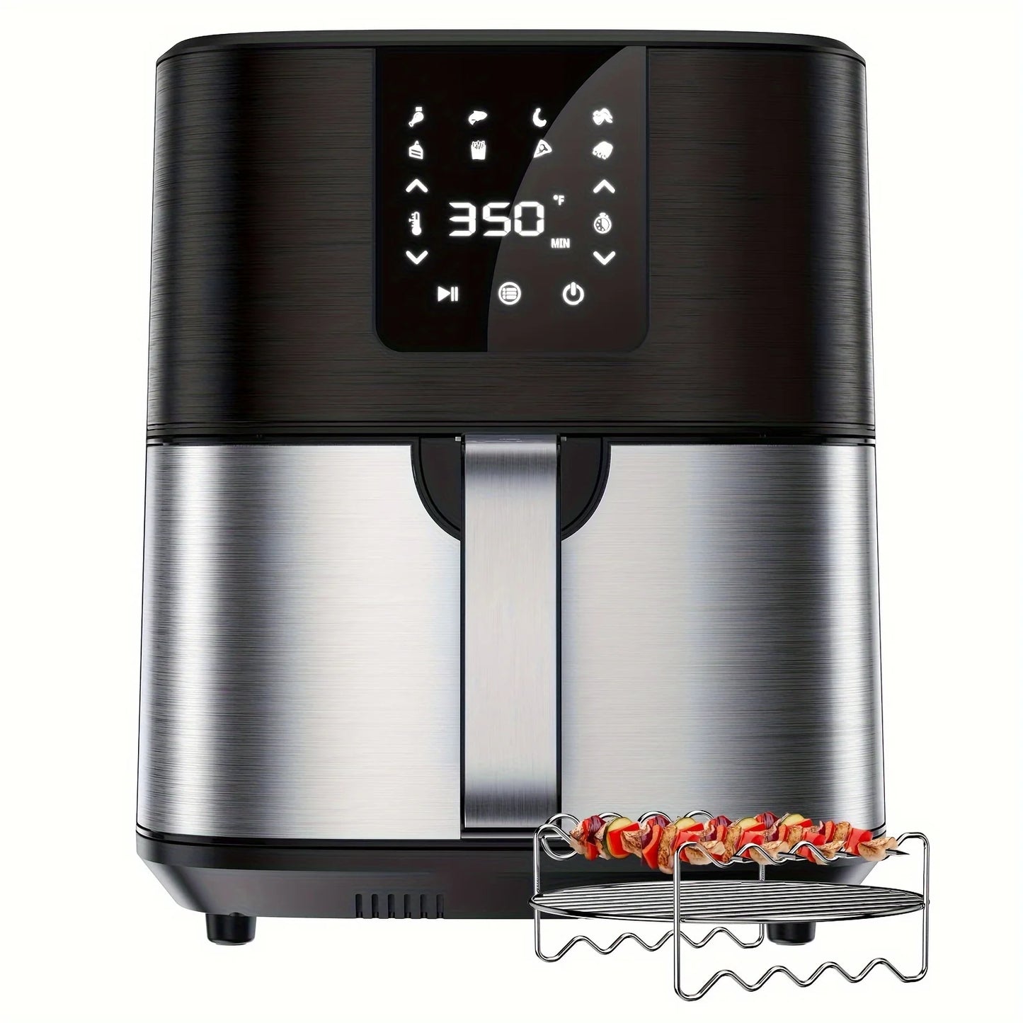 KitCook Air Fryer 1500W Digital Touch Screen With 8 Presets