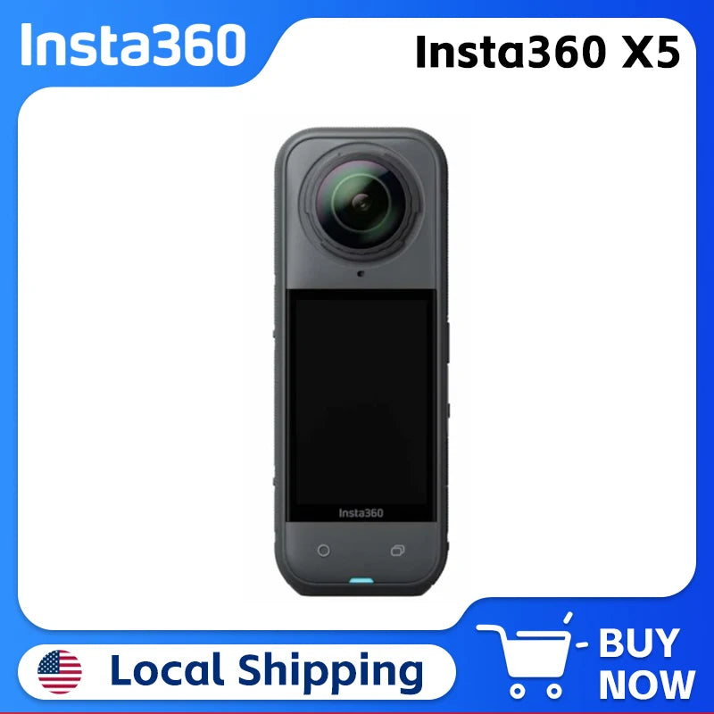 Insta360 X5 8K 360 Camera With Dual High Definition Sensors