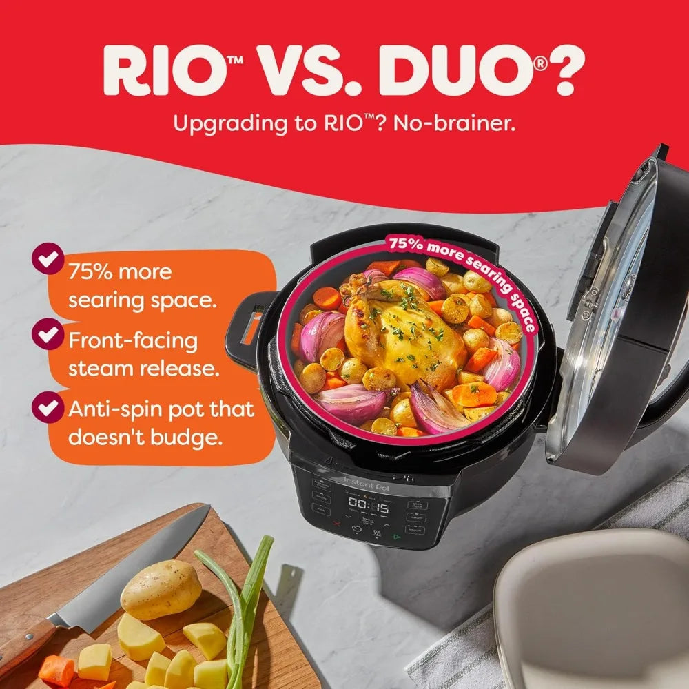 RIO Mini 7 In 1 Multi Cooker Pressure Cooker Rice Maker Yogurt Warmer