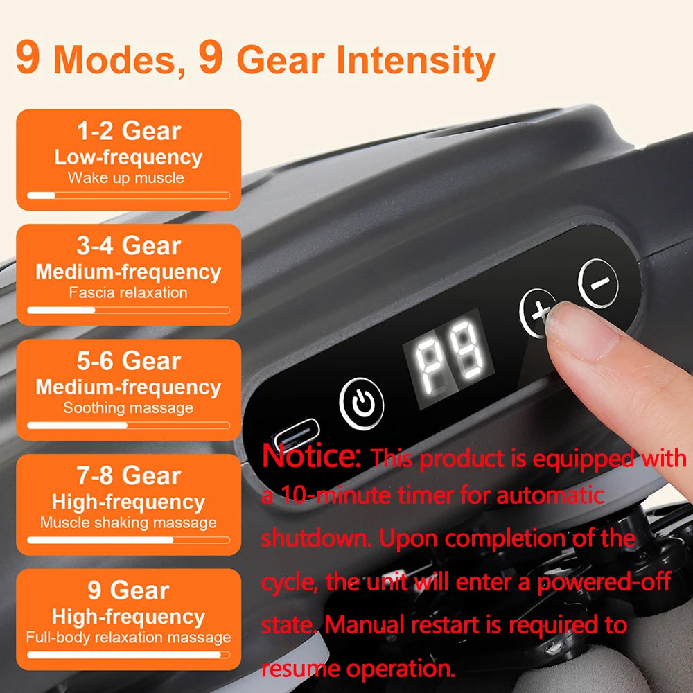 Foreverlily 42Head Fascia Gun High Frequency Deep Tissue Massager