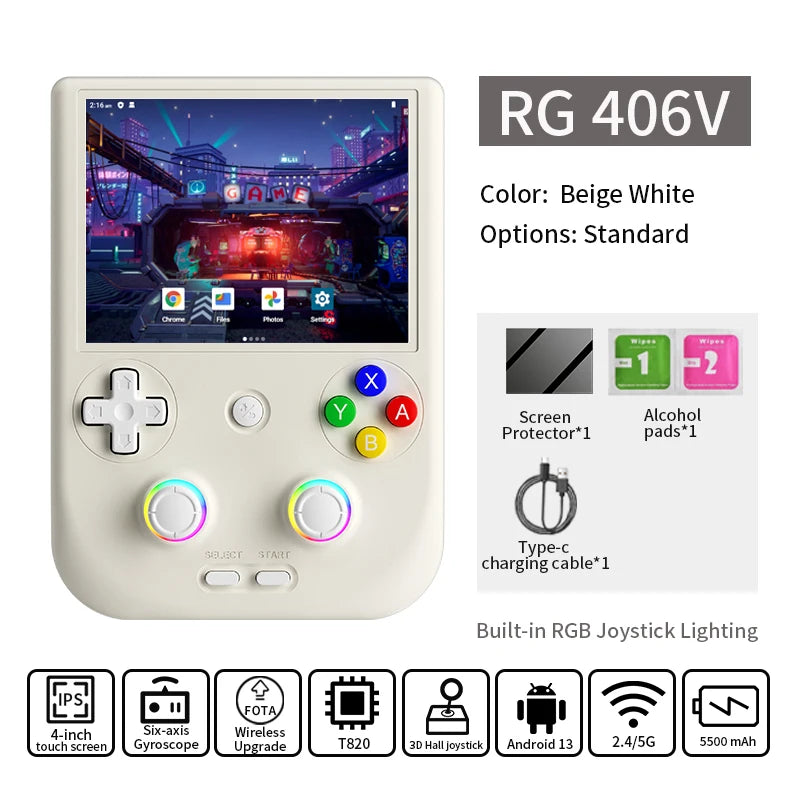 Anbernic RG406V Handheld Retro Gaming Console With IPS Display