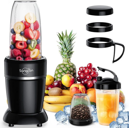 1000W Portable Smoothie Blender With Ice Crushing And Travel Set