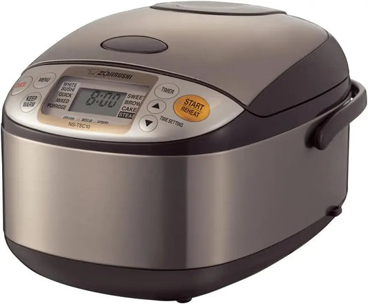 Micom Rice Cooker With Steamer Auto Keep Warm Stainless Steel