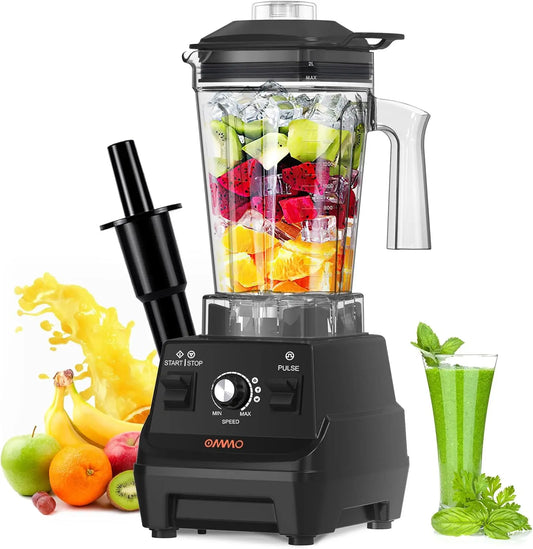 1800W Professional Blender With Stainless Steel Blades BPA Free