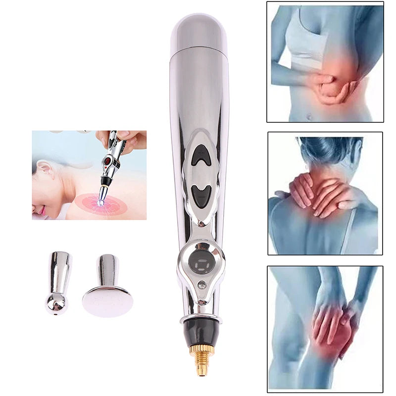 eelhoe Electric Acupuncture Massage Pen For Pain Relief And Laser Therapy