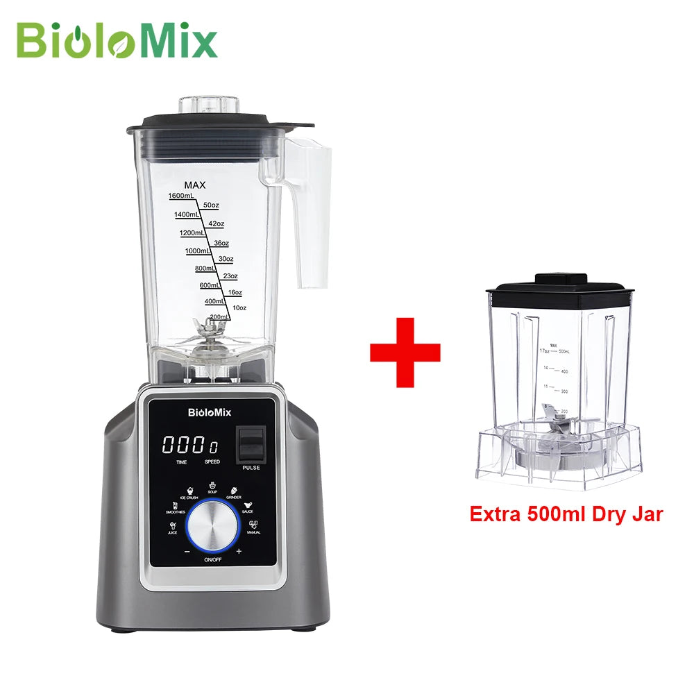 Biolomix Digital BPA Free Automatic Program Professional Blender Mixer Juicer