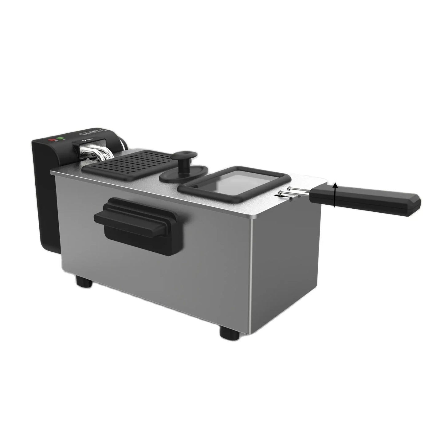 M Minca 1500W Electric Deep Fryer With Adjustable Thermostat