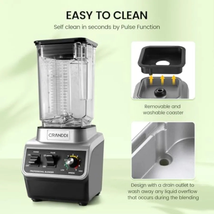 MDNG 1500W Blender With 9 Speed Control And Ice Crushing