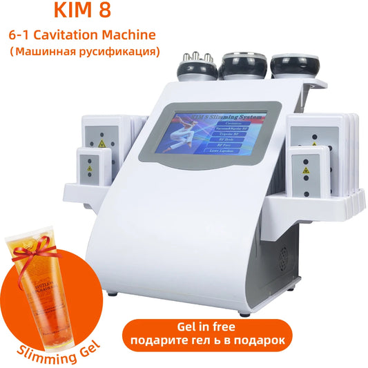 MISSHEARTH 6 In 1 40K Ultrasonic Cavitation Machine Body Slimming