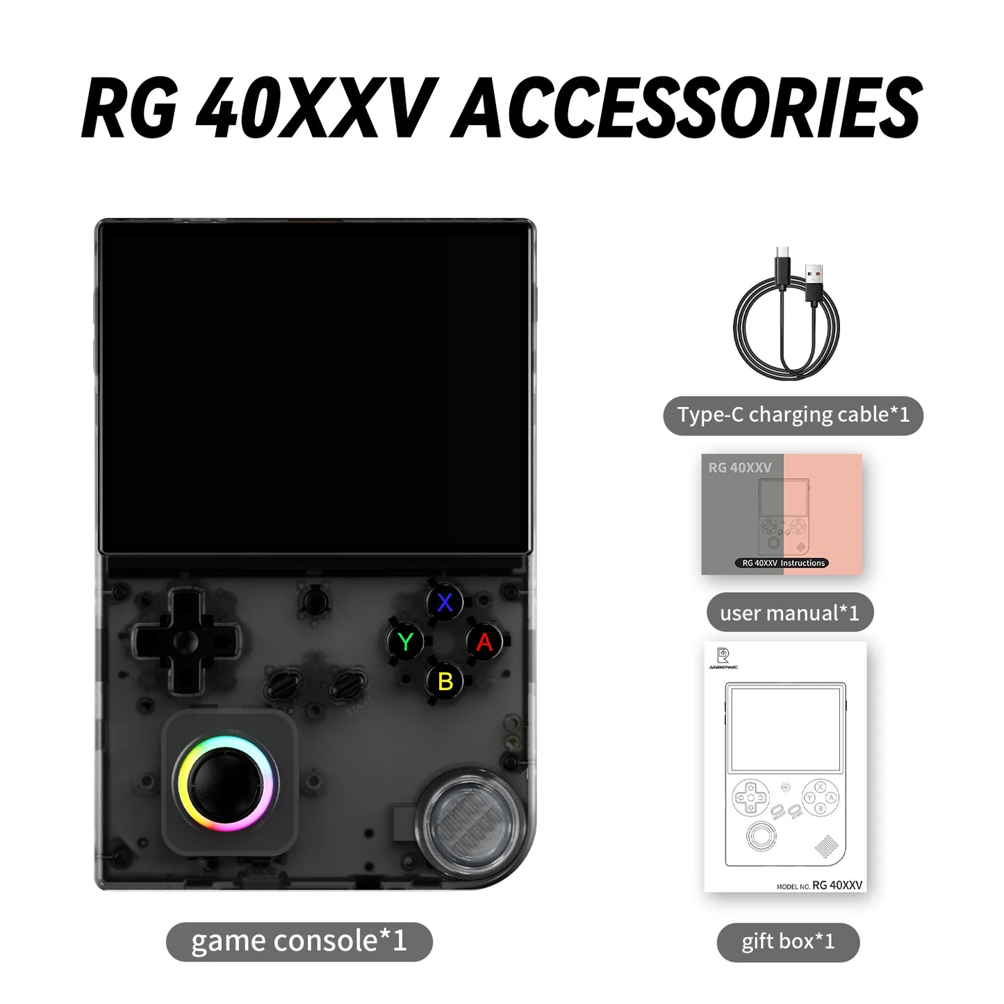 Anbernic RG40XXV RG35XX Plus Retro Handheld Console With WiFi HDMI