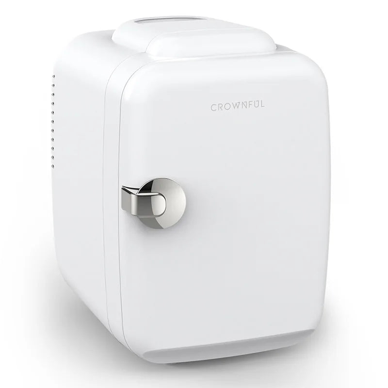 Crownful Mini Fridge 110V 220V AC DC Beauty Skincare Refrigerator