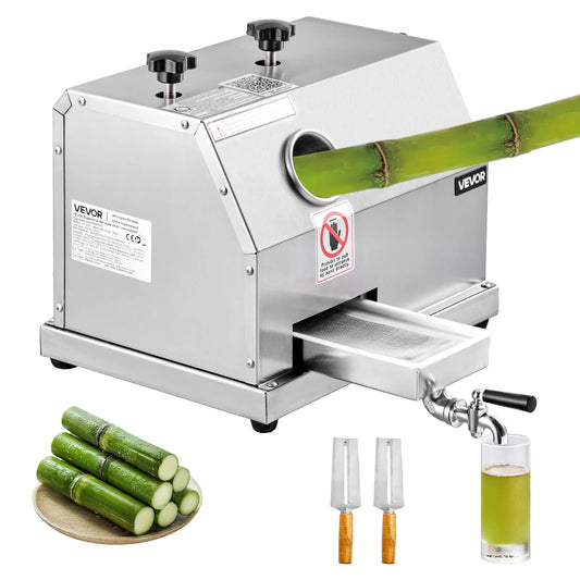 VEVOR Sugar Cane Juicer 110 Lbs Per Hour 3 Rollers