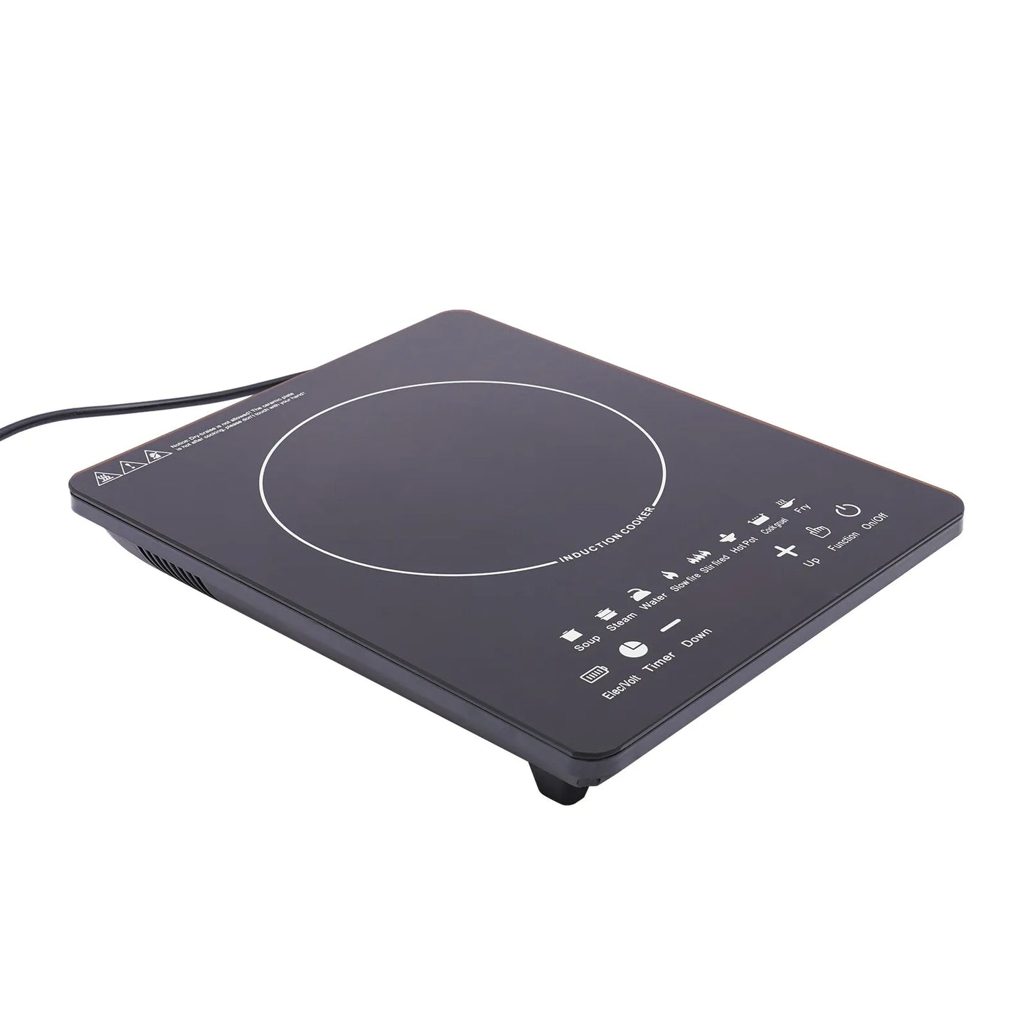 Induction Cooktop 110V 750W With 8 Power Levels And Timer