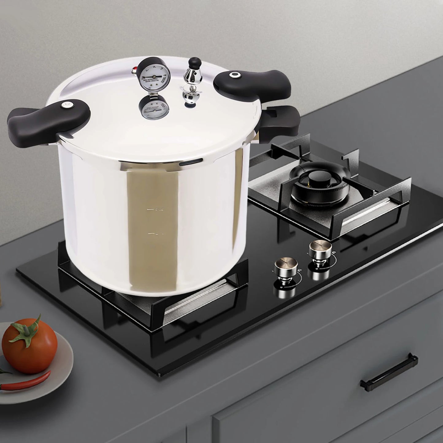 High Pressure Explosion Proof Aluminum Pressure Cooker 90Kpa