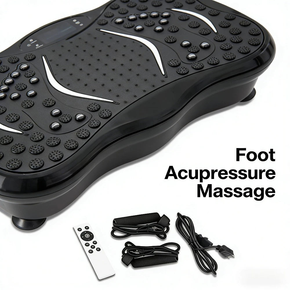 Full Body Vibration Plate Machine With Remote Resistance Bands