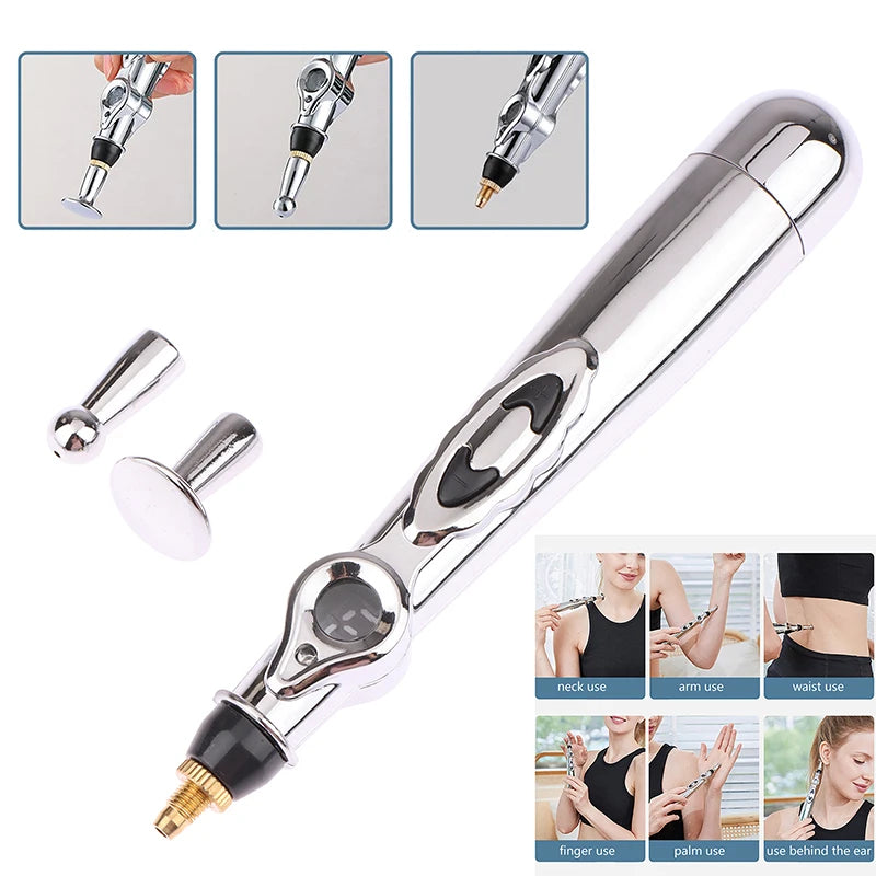 eelhoe Electric Acupuncture Massage Pen For Pain Relief And Laser Therapy