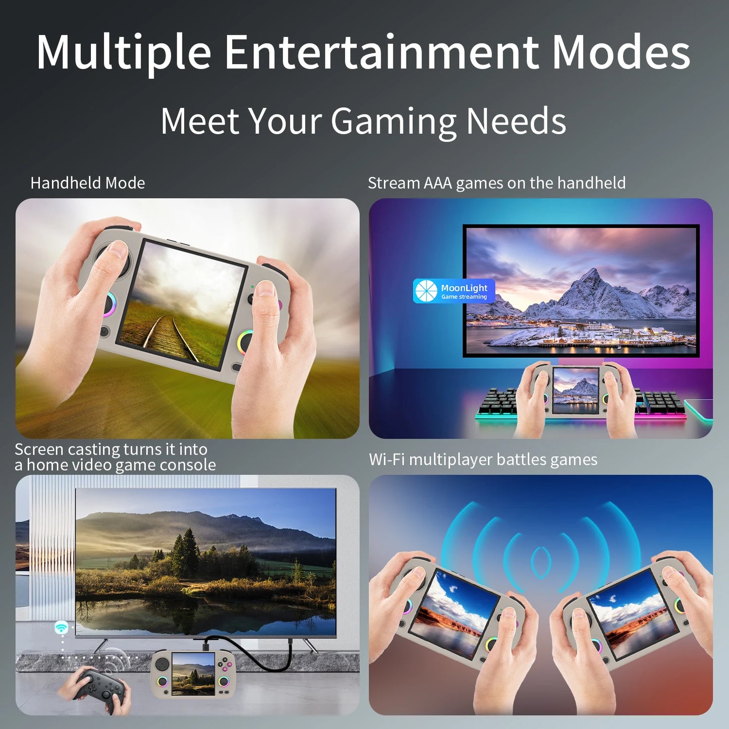 Anbernic RG CubeXX RG40XX H RG35XX H Retro Handheld Console