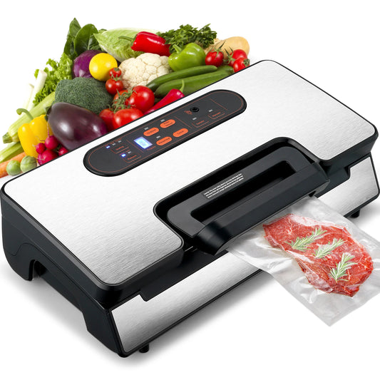 SucceBuy Vacuum Sealer Machine 130W 90KPa Household Kitchen